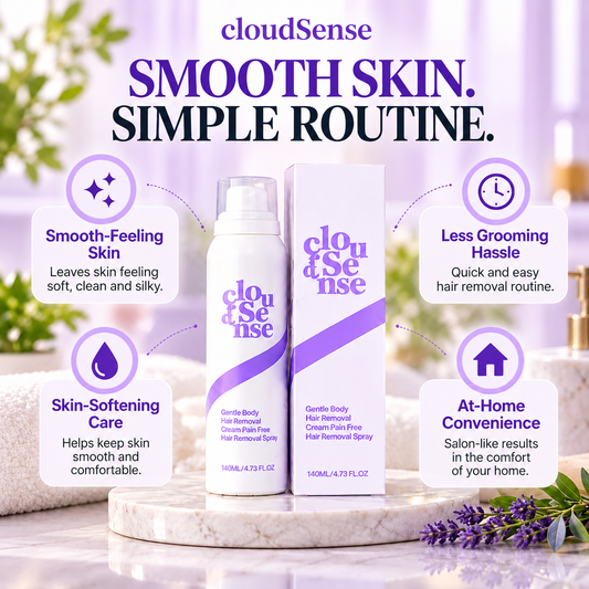 CloudSense-Skin Softening And Hair Removal mousse