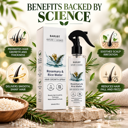 Rosemary & Rice Water Hair Spray