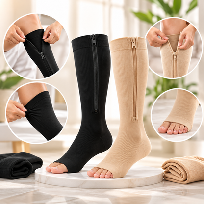 ZipEase™ Zipper Compression Socks